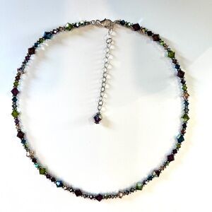 Multicolor Crystal Bead Necklace - Women Jewelry